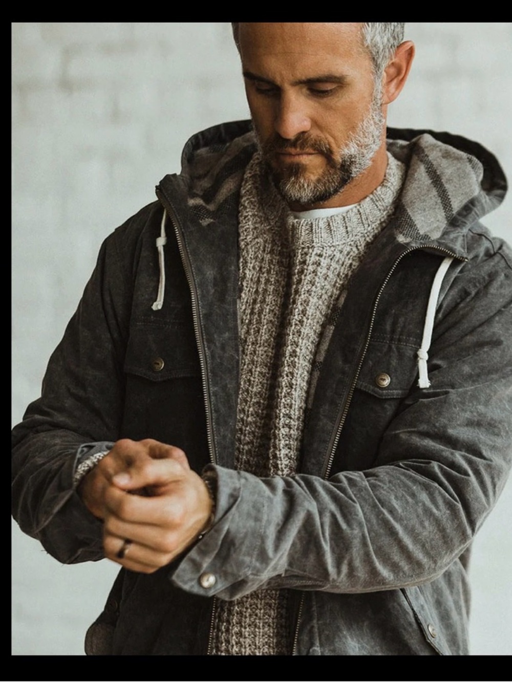 Taylor Stitch Winslow Parka - waxed canvas, small
